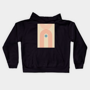 Retro Abstract Lines Kids Hoodie